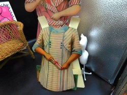 TALL PAPER DOLL GIRL VIEW